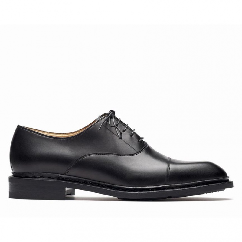 Pantofi Oxford Paraboot Montaigne Barbati Negrii | 309-WPRLJA