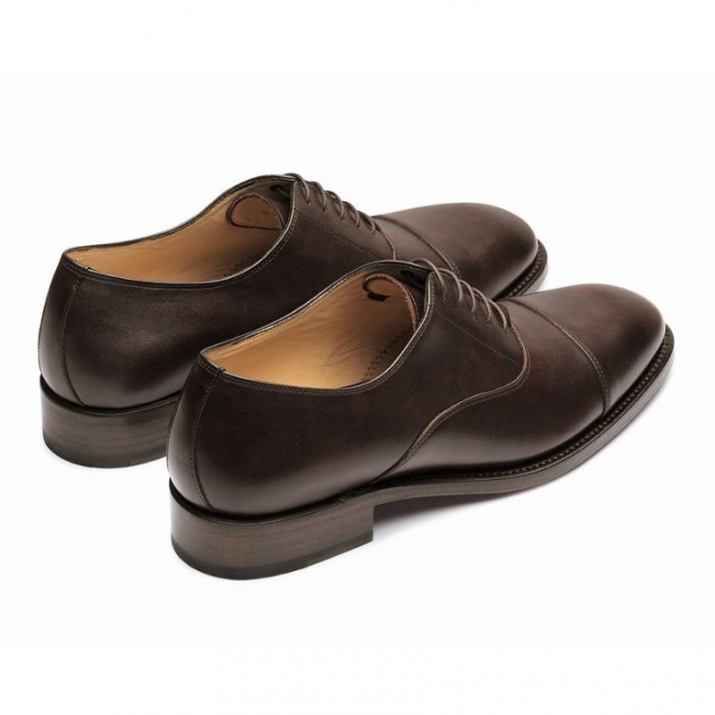 Pantofi Oxford Paraboot Montaigne Gy Barbati Maro Inchis | 205-IZWJML