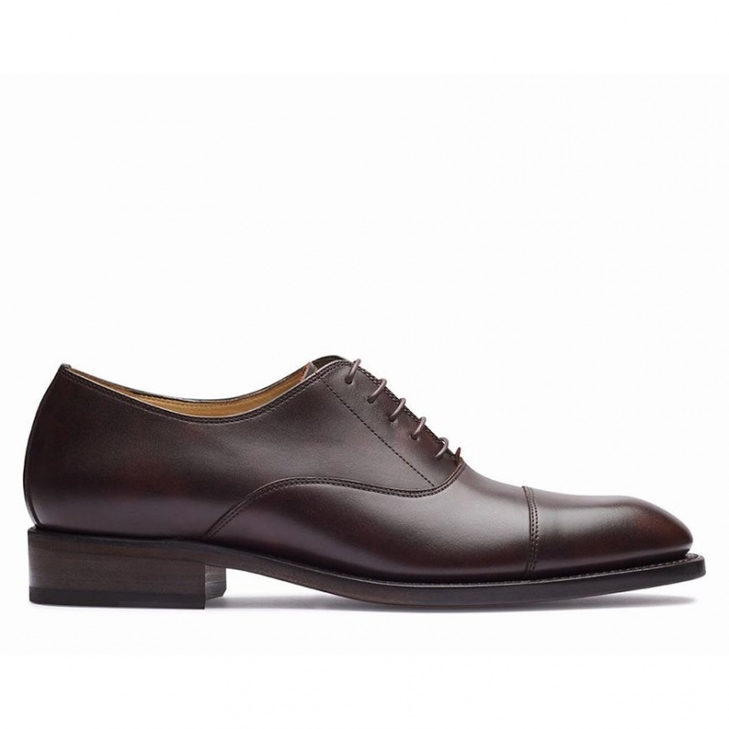 Pantofi Oxford Paraboot Montaigne Gy Barbati Maro Inchis | 205-IZWJML